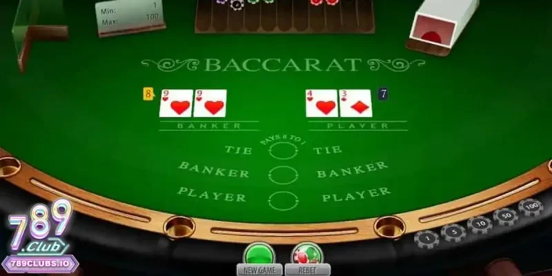 Luật chơi tựa game bài baccarat dành cho người mới