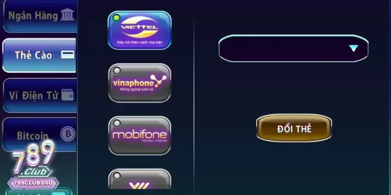 Nạp rút tiền nhanh chóng, tiện lợi từ cổng game